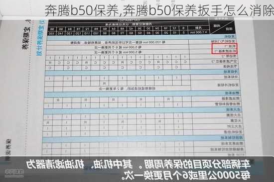 奔腾b50保养,奔腾b50保养扳手怎么消除