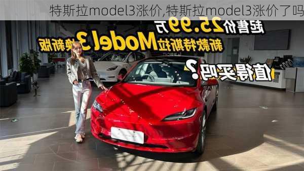 特斯拉model3涨价,特斯拉model3涨价了吗