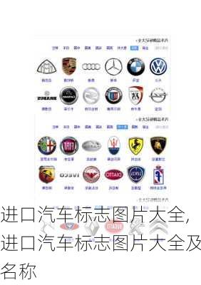 进口汽车标志图片大全,进口汽车标志图片大全及名称