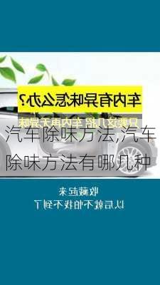 汽车除味方法,汽车除味方法有哪几种