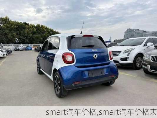 smart汽车价格,smart汽车价格表