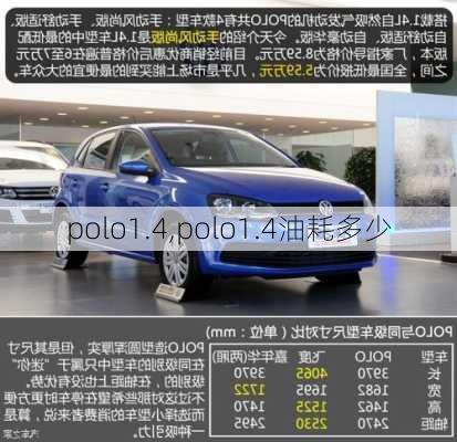 polo1.4,polo1.4油耗多少