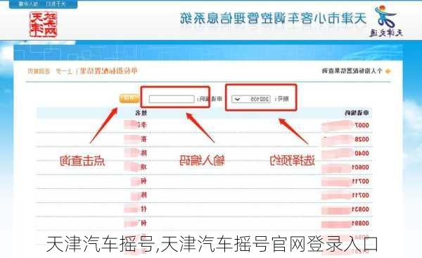 天津汽车摇号,天津汽车摇号官网登录入口