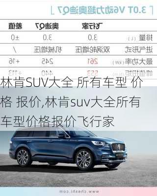 林肯SUV大全 所有车型 价格 报价,林肯suv大全所有车型价格报价飞行家