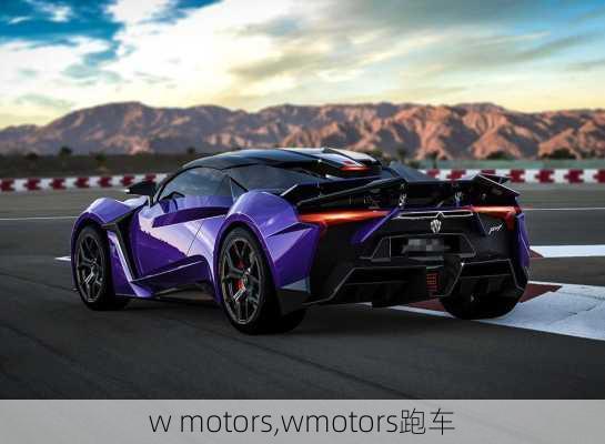 w motors,wmotors跑车