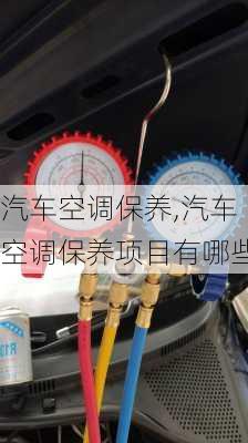 汽车空调保养,汽车空调保养项目有哪些