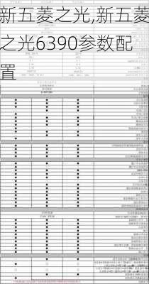 新五菱之光,新五菱之光6390参数配置