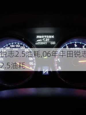 锐志2.5油耗,06年丰田锐志2.5油耗