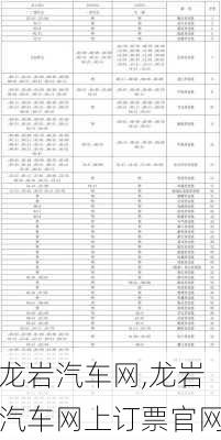 龙岩汽车网,龙岩汽车网上订票官网