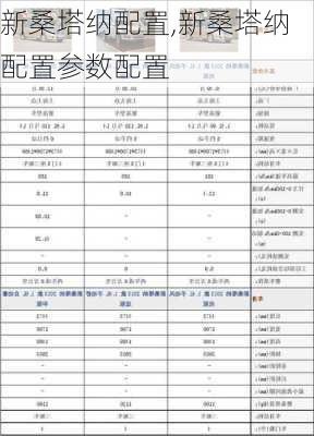 新桑塔纳配置,新桑塔纳配置参数配置