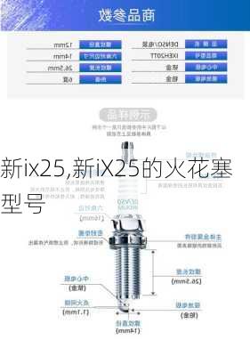 新ix25,新iX25的火花塞型号