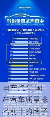 国产汽车,国产汽车质量排名前十的牌子