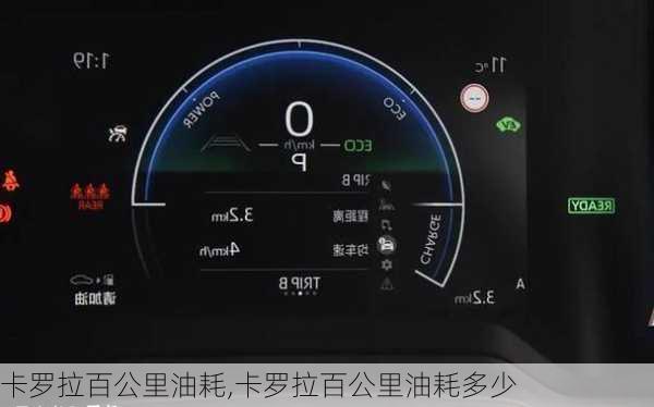卡罗拉百公里油耗,卡罗拉百公里油耗多少