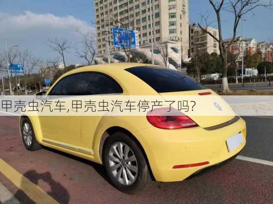 甲壳虫汽车,甲壳虫汽车停产了吗?