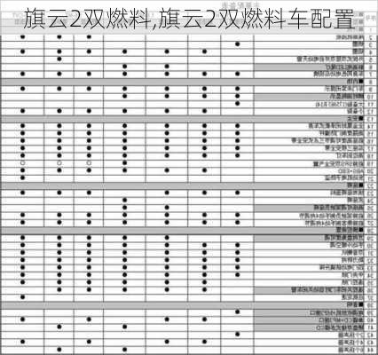 旗云2双燃料,旗云2双燃料车配置