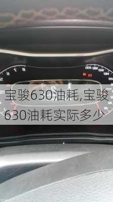 宝骏630油耗,宝骏630油耗实际多少