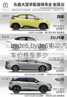 byde6,byde6电动汽车价格是多少