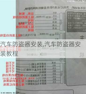 汽车防盗器安装,汽车防盗器安装教程