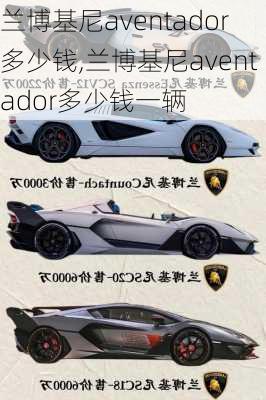 兰博基尼aventador多少钱,兰博基尼aventador多少钱一辆