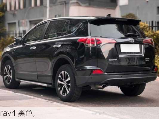 rav4 黑色,