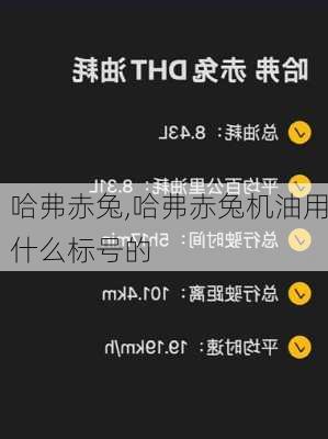 哈弗赤兔,哈弗赤兔机油用什么标号的