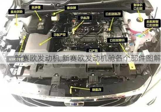 新赛欧发动机,新赛欧发动机舱各个部件图解