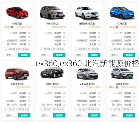 ex360,ex360 北汽新能源价格