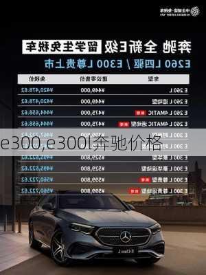 e300,e300l奔驰价格