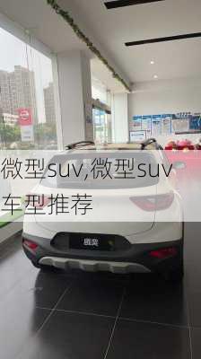 微型suv,微型suv车型推荐