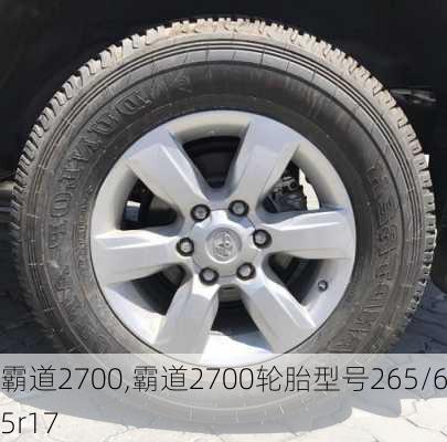 霸道2700,霸道2700轮胎型号265/65r17