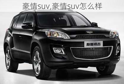 豪情suv,豪情suv怎么样