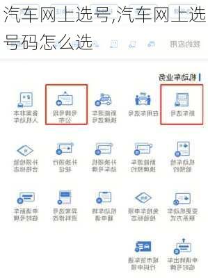 汽车网上选号,汽车网上选号码怎么选