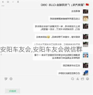 安阳车友会,安阳车友会微信群