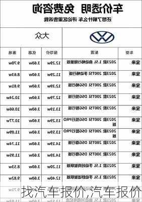 找汽车报价,汽车报价