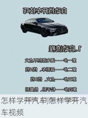 怎样学开汽车,怎样学开汽车视频